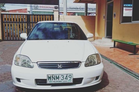 Honda Civic Vtec Manual White Sedan For Sale 