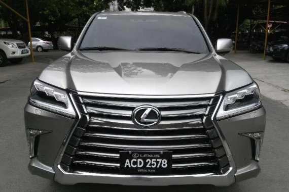 LEXUS LX570 5.7 v8 Gas 2016 Grey For Sale 