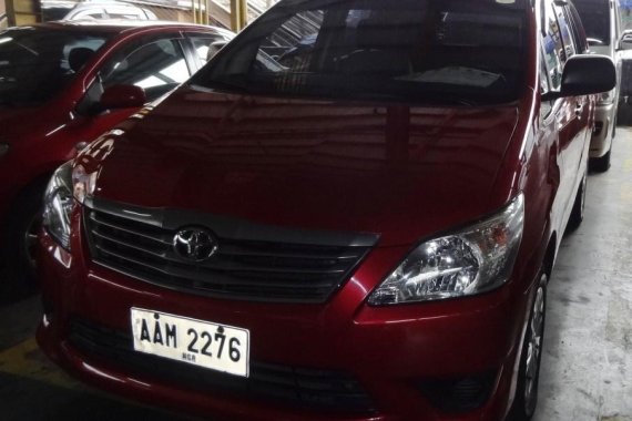 Toyota Innova 2014 Gasoline Manual Red for sale