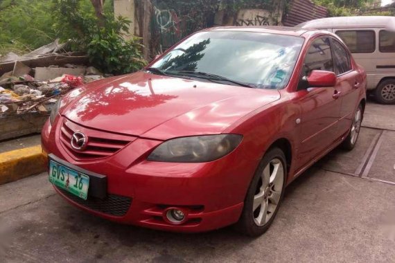 Mazda 3 2.0 2007 AT Red Sedan For Sale 