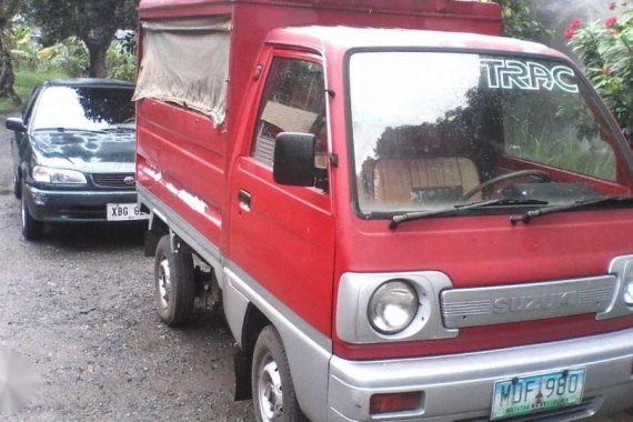 Suzuki Multi-cab 2006 F6 MT Red Truck For Sale 