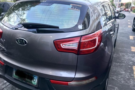 Kia Sportage 2012 Gasoline Manual Silver for sale