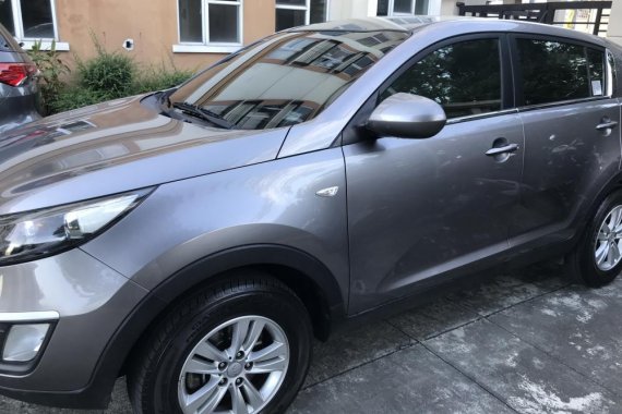 2012 Kia Sportage Manual 2.0 Gas Silver for sale