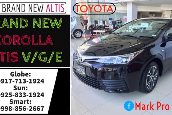 All-New 2019 Toyota Corolla Altis Sedan For Sale 