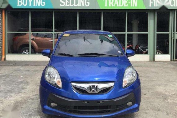 2015 Honda Brio 1.4V AT Blue Hb For Sale 