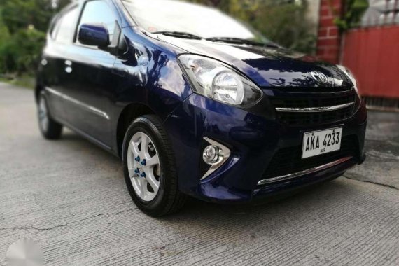 Toyota Wigo 2015 1.0 Manual Blue HB For Sale 