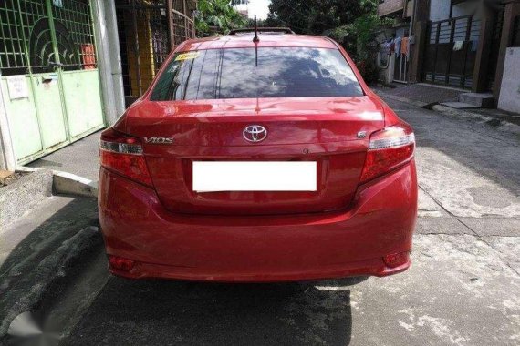 Toyota Vios E 2017 Manual Red Sedan For Sale 