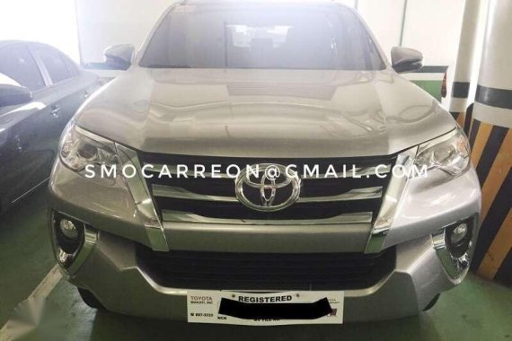 FOR SALE TOYOTA FORTUNER 4x2 G Dsl AT 2018