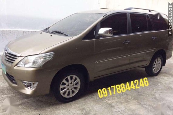 2013 TOYOTA Innova e all power FOR SALE