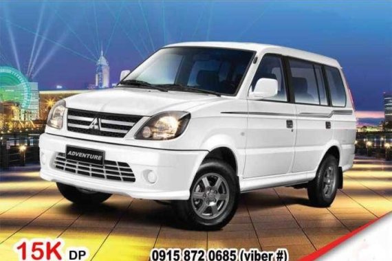 FOR SALE 2018 MITSUBISHI Adventure GLX (9 seater) 15K DP only