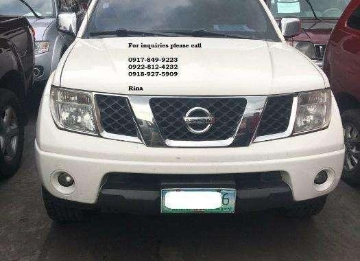 2010 Nissan Navara 4x4 Automatic White For Sale 
