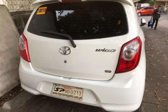 2017 Toyota Wigo 1.0 G Automatic White FOR SALE