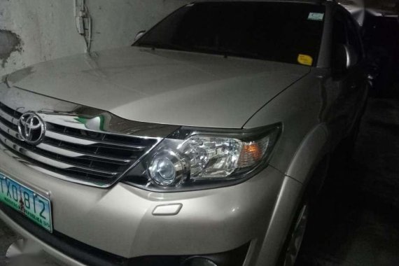 Toyota Fortuner 2012 G Diesel Manual Limited edition for sale