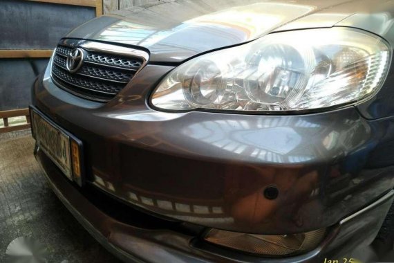 2004 Toyota Corolla Altis AT 1.8 G Gray For Sale 