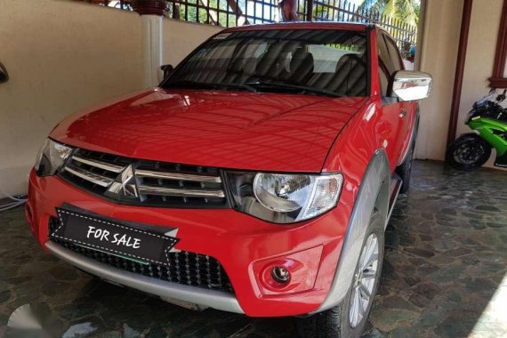 Mitsubishi Strada 4x4 2010 AT Red Pickup For Sale 