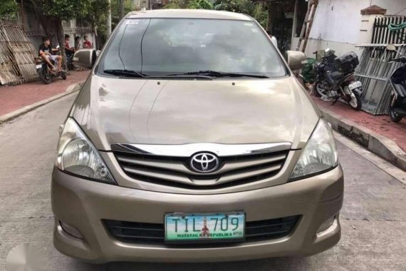 2012 Toyota Innova G DIESEL AT Brown For Sale 