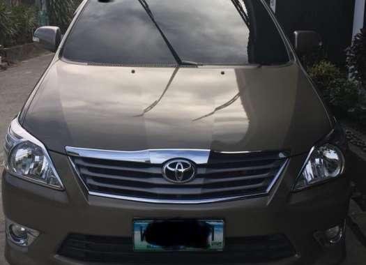 2013 Toyota Innova 2.5 G MT Brown For Sale 