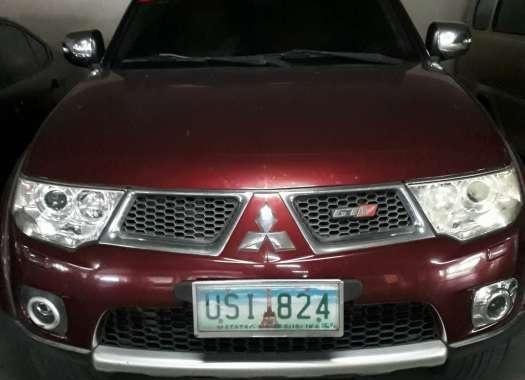 Mitsubishi Montero 2012 GTV 4x4 AT Red SUV For Sale 