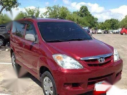 Toyota Avanza 2008 G Manual Red For Sale 