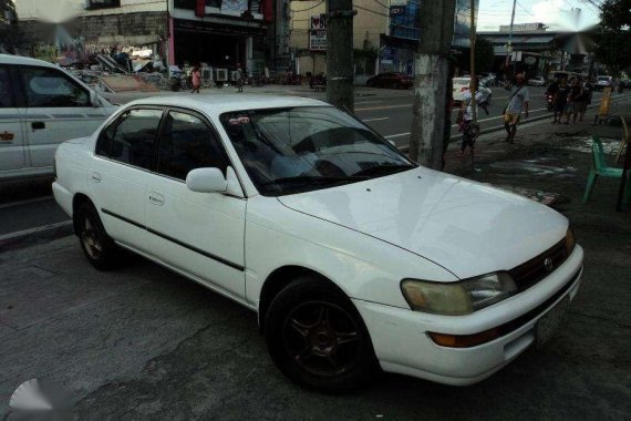 1992 Toyota Corolla Gli A.T White For Sale 