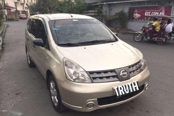 Nissan Grand Livina 2009 Manual Beige For Sale 