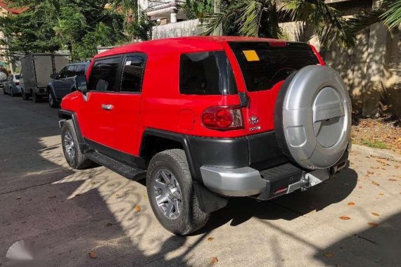 2015 Toyota FJ Cruiser AT Red SUV For Sale 