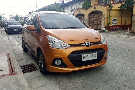 2014 Hyundai Grand i10 Automatic Orange For Sale 