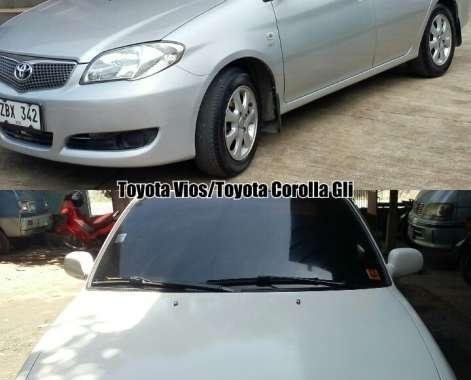 Toyota Vios 2005 Manual Silver Sedan For Sale 