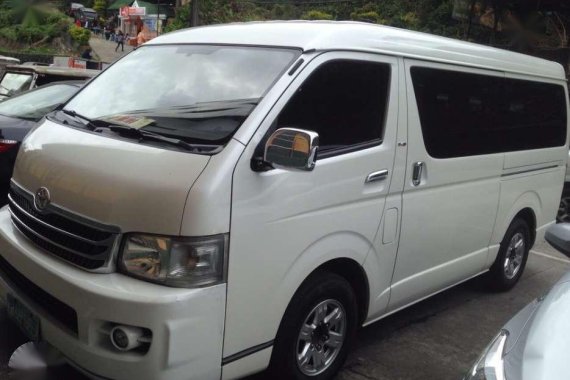 2010 Toyota Hiace Super Grandia D4D White For Sale 