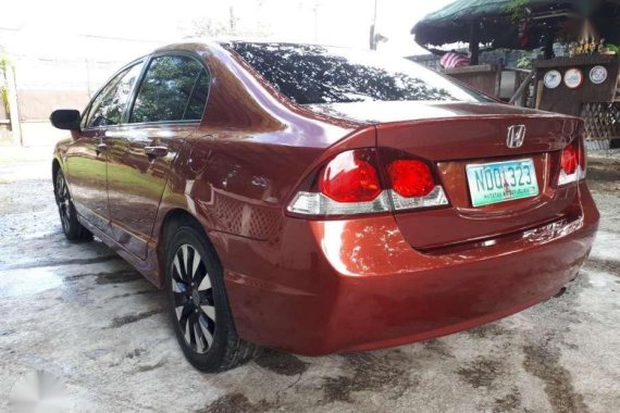 2009 Honda Civic FD 1.8V AT Red Sedan For Sale 