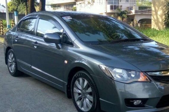 Honda Civic FD 1.8s 2010 MT Gray Sedan For Sale 