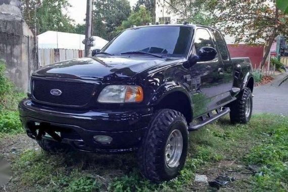 1999 FORD F150 4X4 LARIAT 4.6 AT Black For Sale 