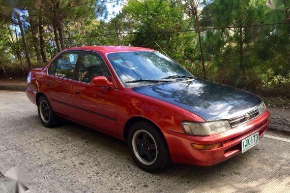1993 Toyota Corolla Gli 1.6 AT Red For Sale 