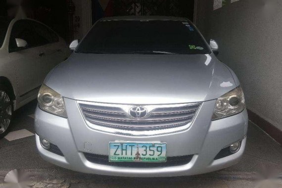 Toyota Camry 2.4 V 2007 AT Silver Sedan For Sale 