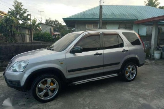 Fresh Honda CRV 2004 Manual Silver For Sale 