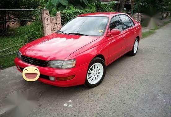 Toyota Corona 1995 Manual Red For Sale 