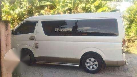 Toyota Hiace Grandia 2008 Manual White For Sale
