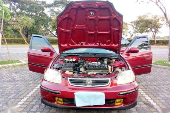 1996 Honda Civic Vti Manual Red Sedan For Sale 