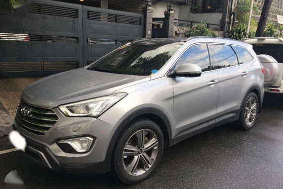 2015 Hyundai Grand Santa Fe AT Diesel CRDI Silver Top of the Line Casa