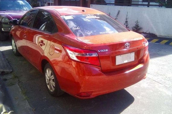  2015 GRAB Toyota Vios E orange MT for sale