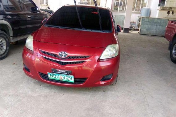 Fresh Toyota Vios 2009 Sedan Red For Sale 