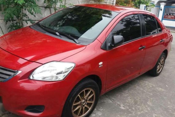Toyota Vios 2011 Sedan Red Fresh For Sale 