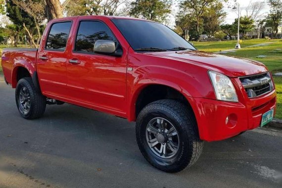 2008 Isuzu D-max LS 4x2 AT Red Pickup For Sale 