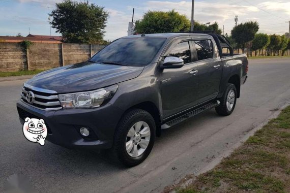 Toyota Hilux 2016 G 4x4 Automatic Gray For Sale 