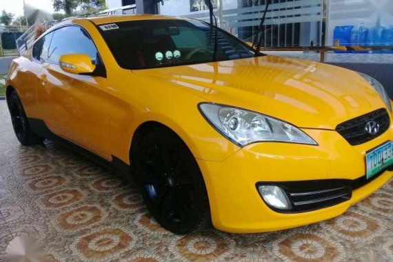 2011 Hyundai Genesis 2.0 Manual Yellow For Sale