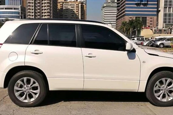 2015 Suzuki Grand Vitara AT White SUv For Sale 