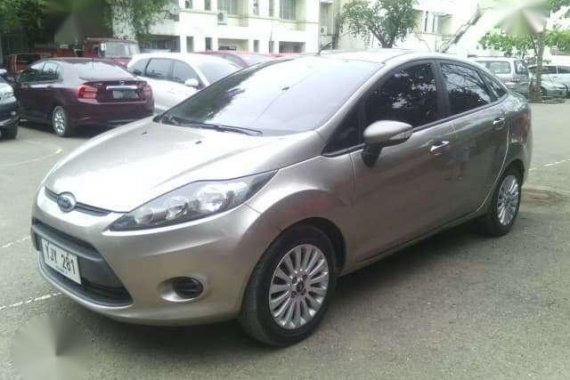 2011 Ford Fiesta 1.4 AT Beige Sedan For Sale 