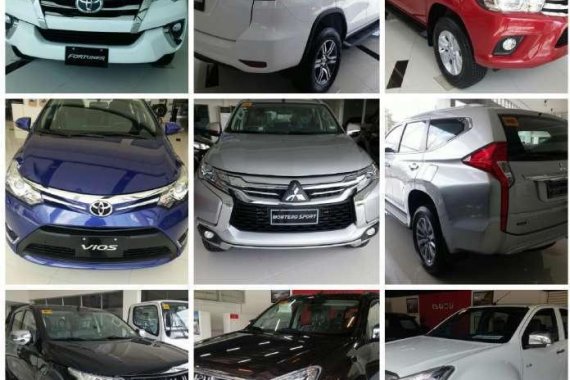 For sale 2018 Toyota Fortuner and Isuzu Mitsubishi models