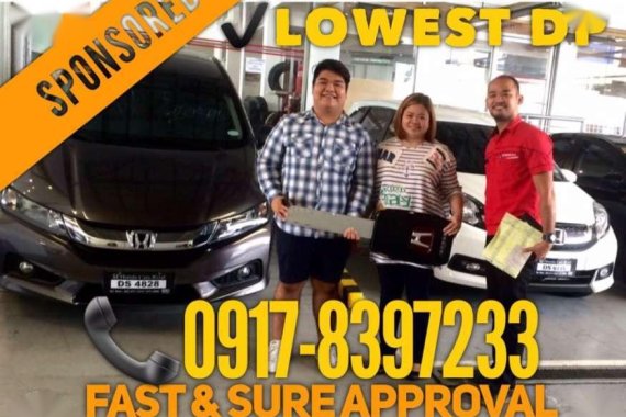 2018 Honda Sure Approval City Brio Amaze jazz Civic CRV Mobilio BRV