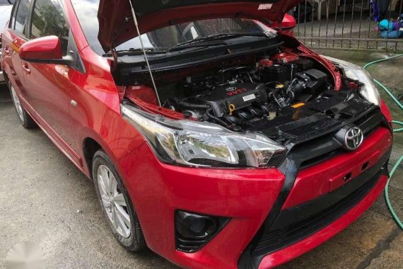 2016 Toyota Yaris 1.3 E Red for sale